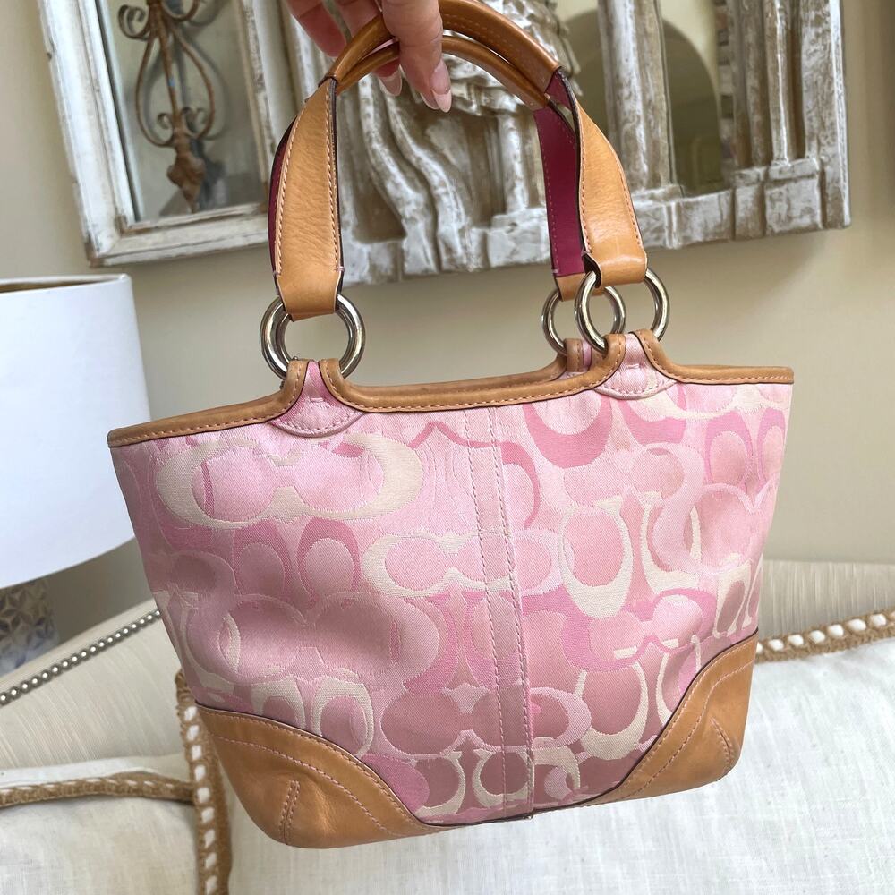 RARE Coach Pink Optic C 4-Piece Collector Set + Watermelon Charm - Picture 13 of 16